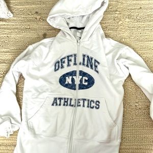Offline Aerie NYC Athletics Zip Up Hoodie